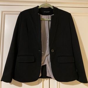 Gibson Look notch collar black blazer